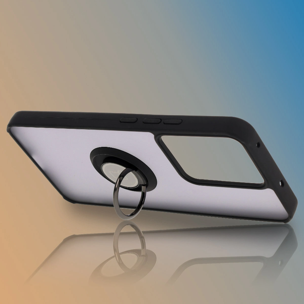 Grip as a stand in Bizon Hybrid Ring case for Realme 14 5G / Realme 14T 5G