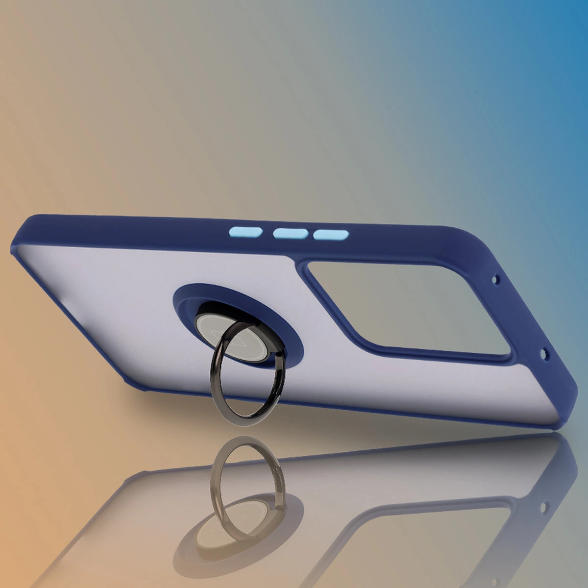 Halter als Stütze in der Bizon Hybrid Ring für Realme 14 5G / Realme 14T 5G