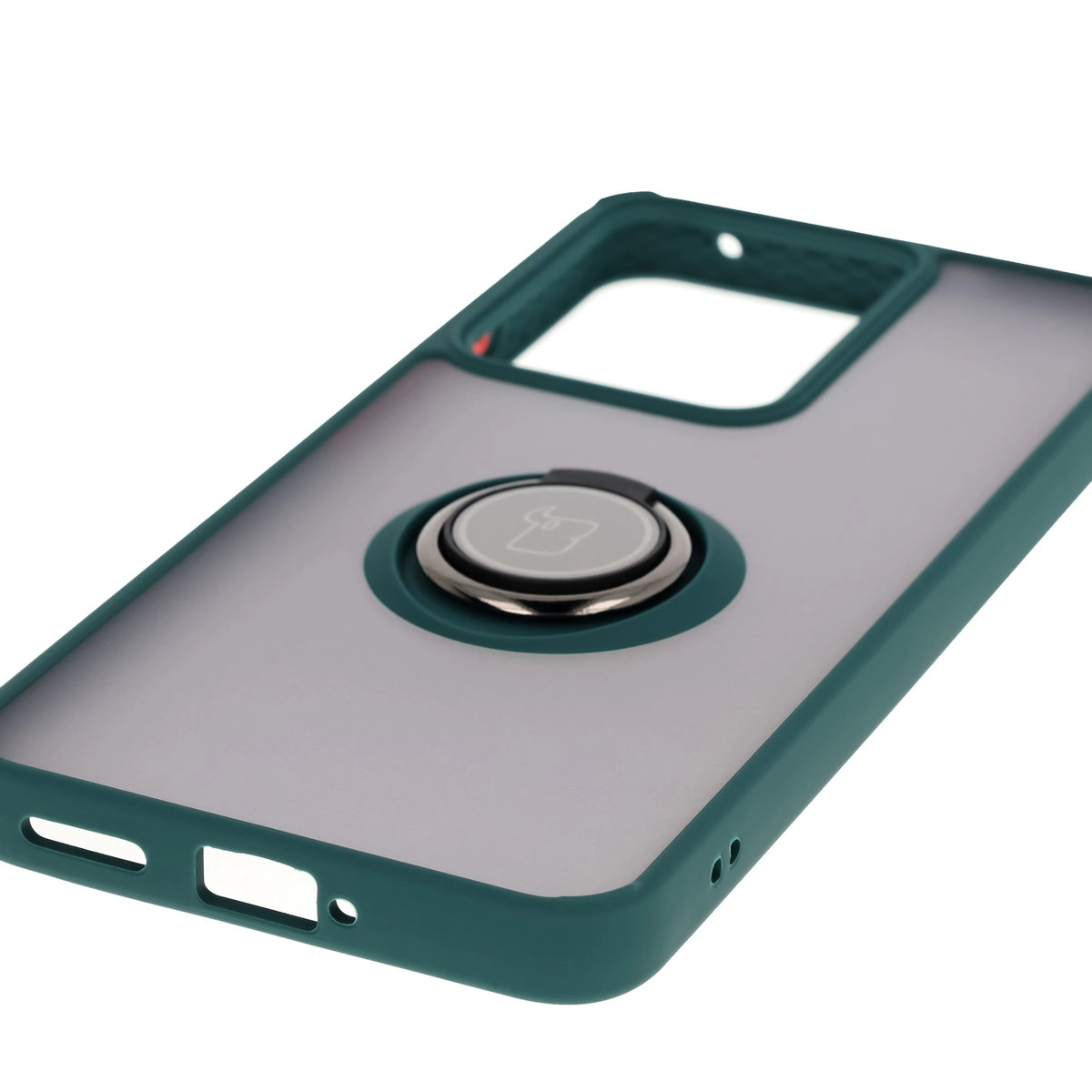 Precise cutouts, integrated covers, and lanyard cutout in the Bizon Case Hybrid Ring for Realme 14 5G / Realme 14T 5G