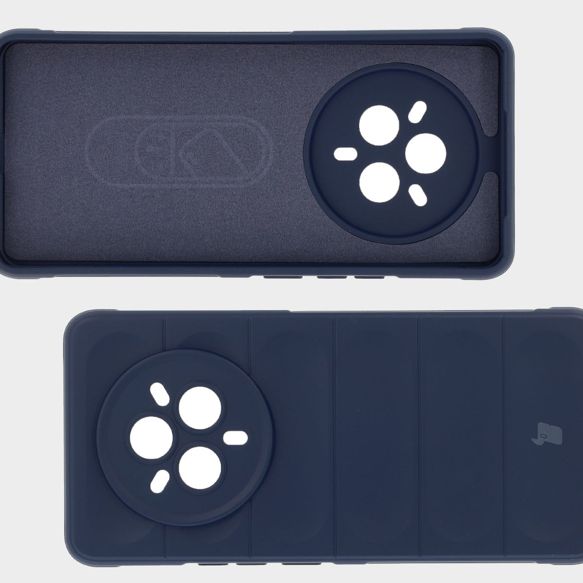 Microfiber lining, back grooves, and reinforced corners in Bison Case Tur