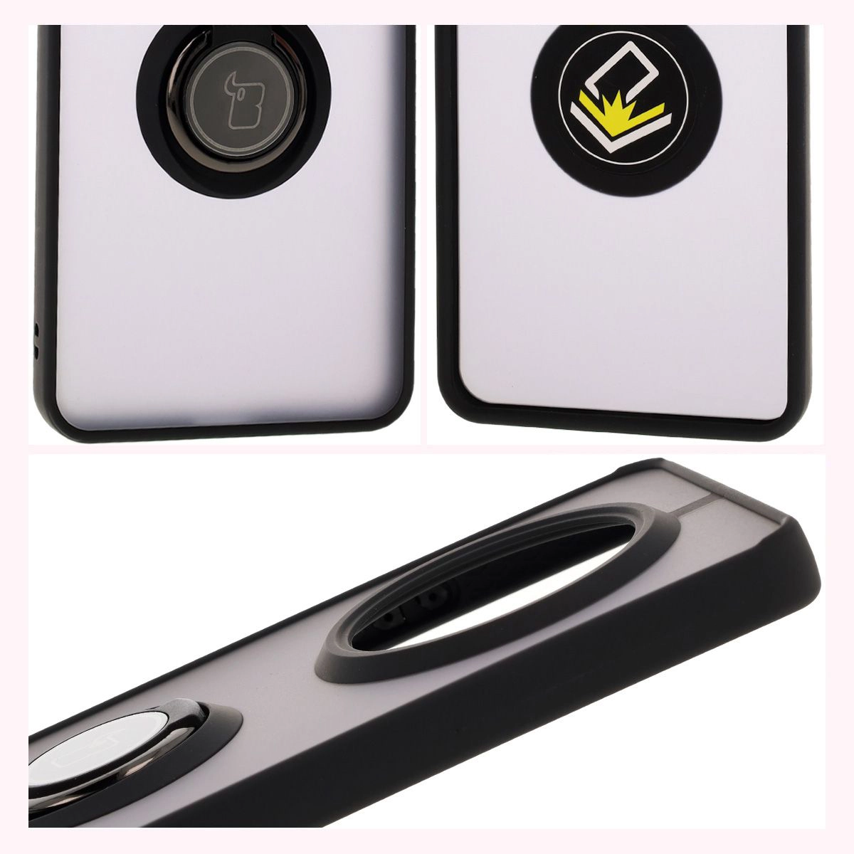 Bizon Case Hybrid Ring features: non-slip frame and matte design