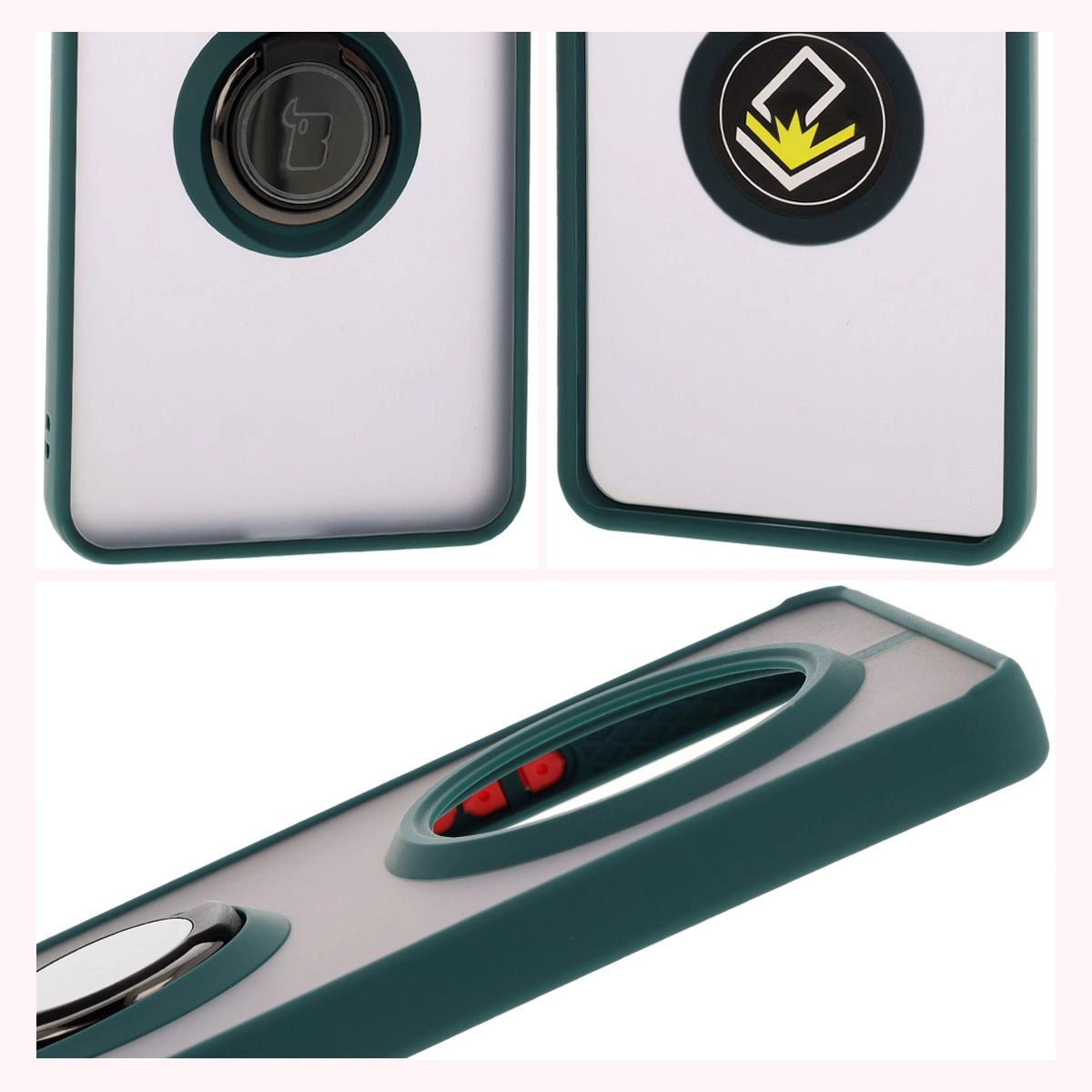 Bison Case Hybrid Ring features: non-slip frame and matte design