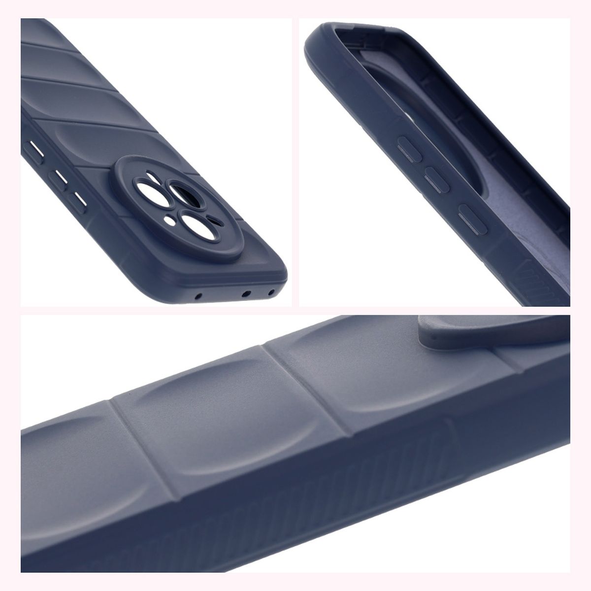 Textured sides and raised edges of the screen and camera in Bison Case Tur