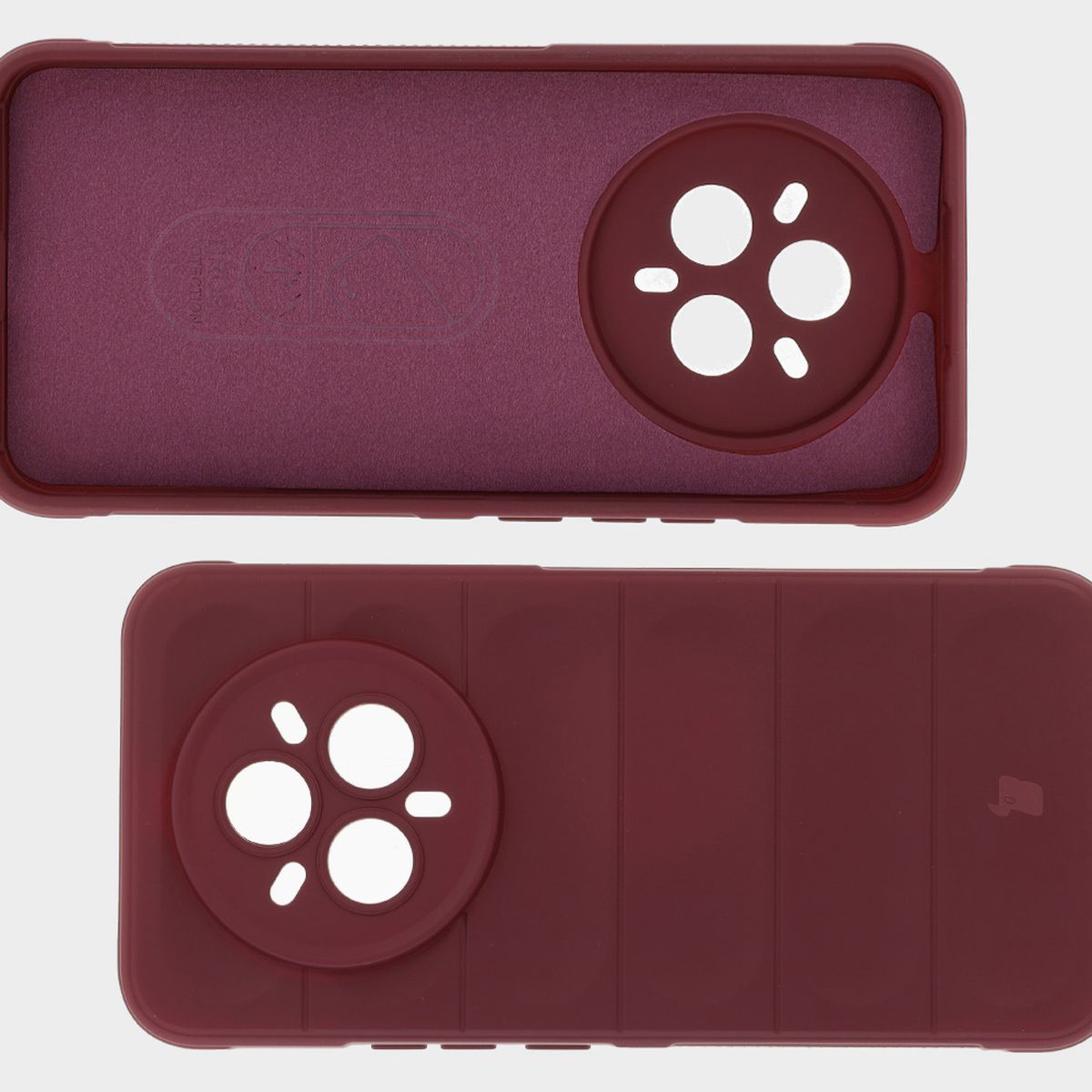 Microfiber lining, grooves on the back, and reinforced corners in Bison Case Tur