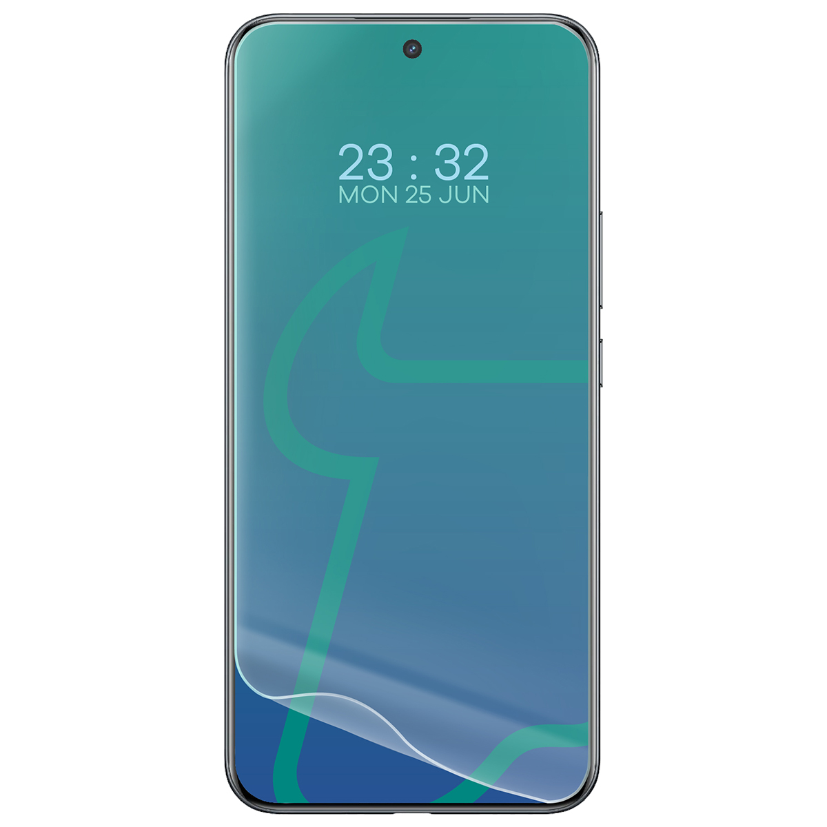 Przezroczystość folii hydrożelowej na ekran Bizon Glass Hydrogel Front