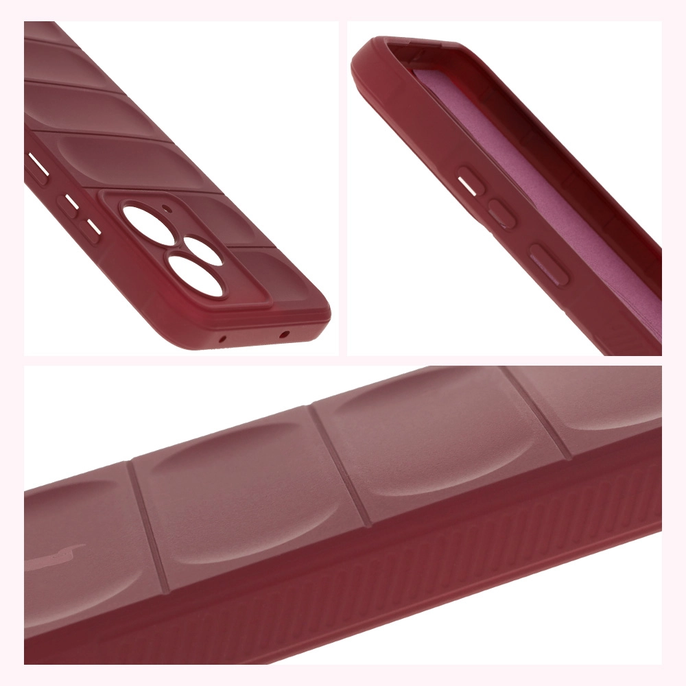 Textured sides and raised edges of the screen and camera in the Bison Case Tur for Realme 14T 5G