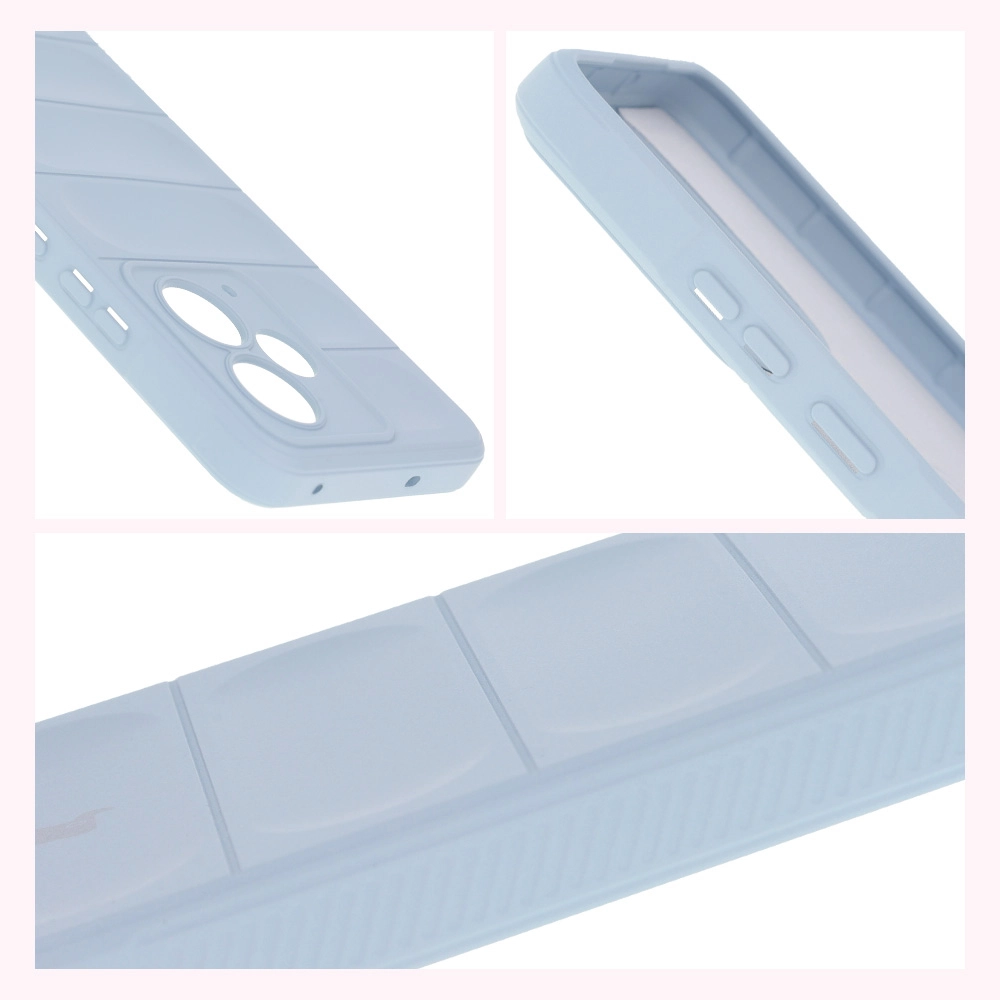 Strukturierte Seiten und erhöhte Ränder für Bildschirm und Kamera in der Bizon Case Tur für Realme 14T 5G