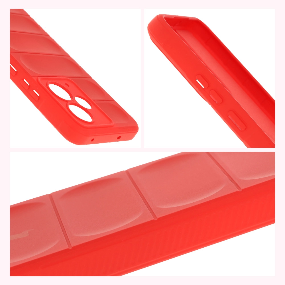 Strukturierte Seiten und erhöhte Kanten für Bildschirm und Kamera im Bizon Case Tur für Realme 14T 5G