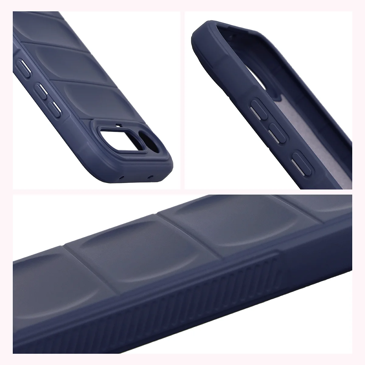 Textured sides and raised edges of the screen and camera in the Bizon Case Tur for Realme 16 5G