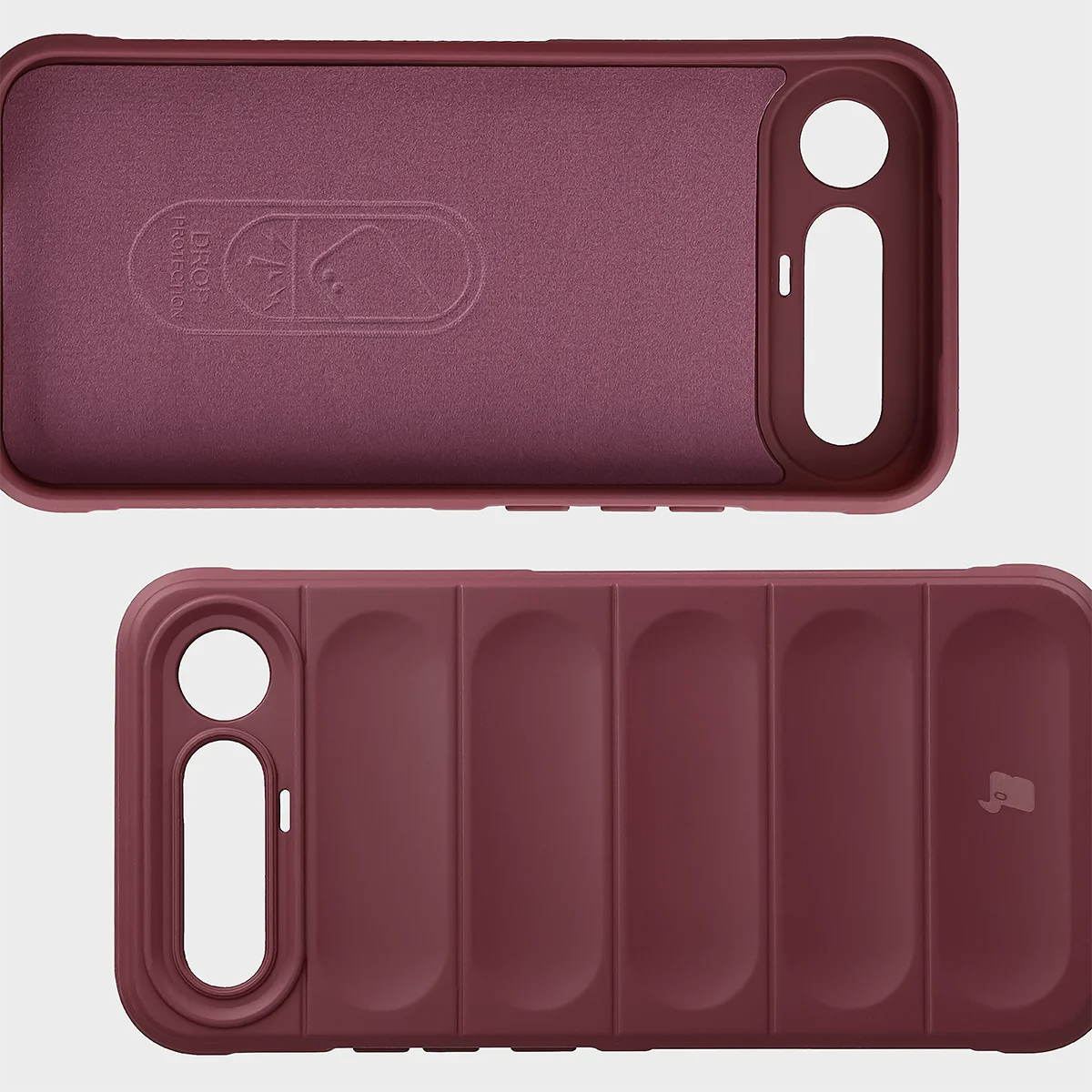 Microfiber lining, grooves on the back, and reinforced corners in the Bizon Case Tur for Realme 16 5G