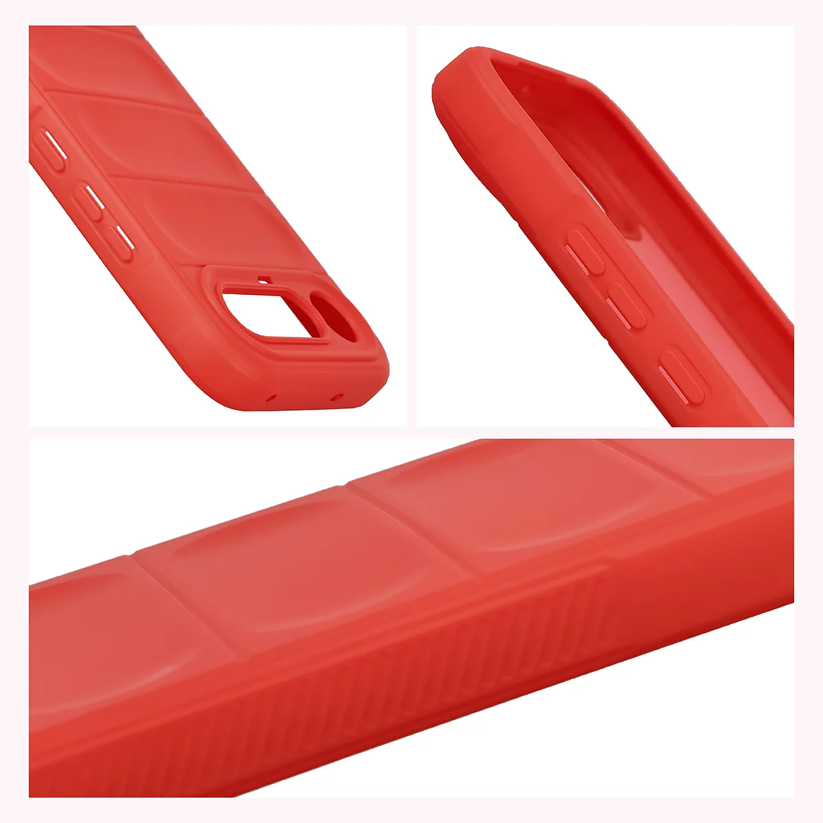 Textured sides and raised edges of the screen and camera in the Bizon Case Tur for Realme 16 5G