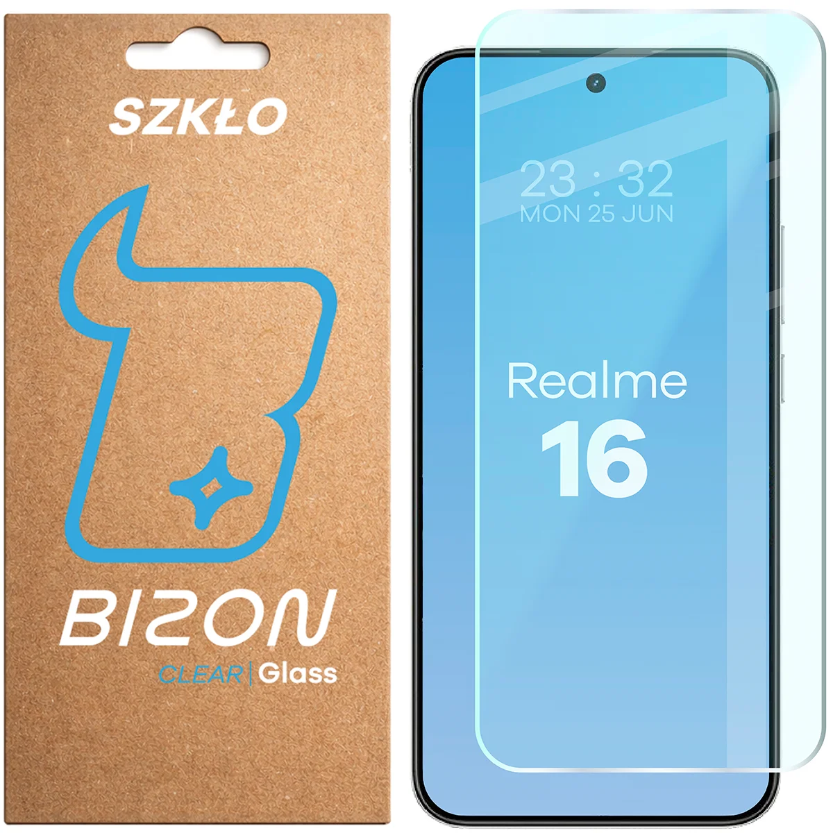 Edzett üveg Bizon Glass Clear a Realme 16 5G-hez