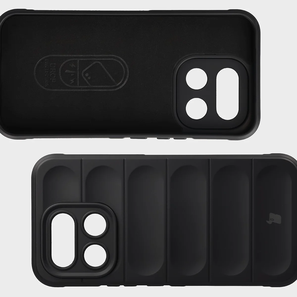 Microfiber lining, grooves on the back, and reinforced corners in the Bison Case Tur for Realme 16 Pro 5G