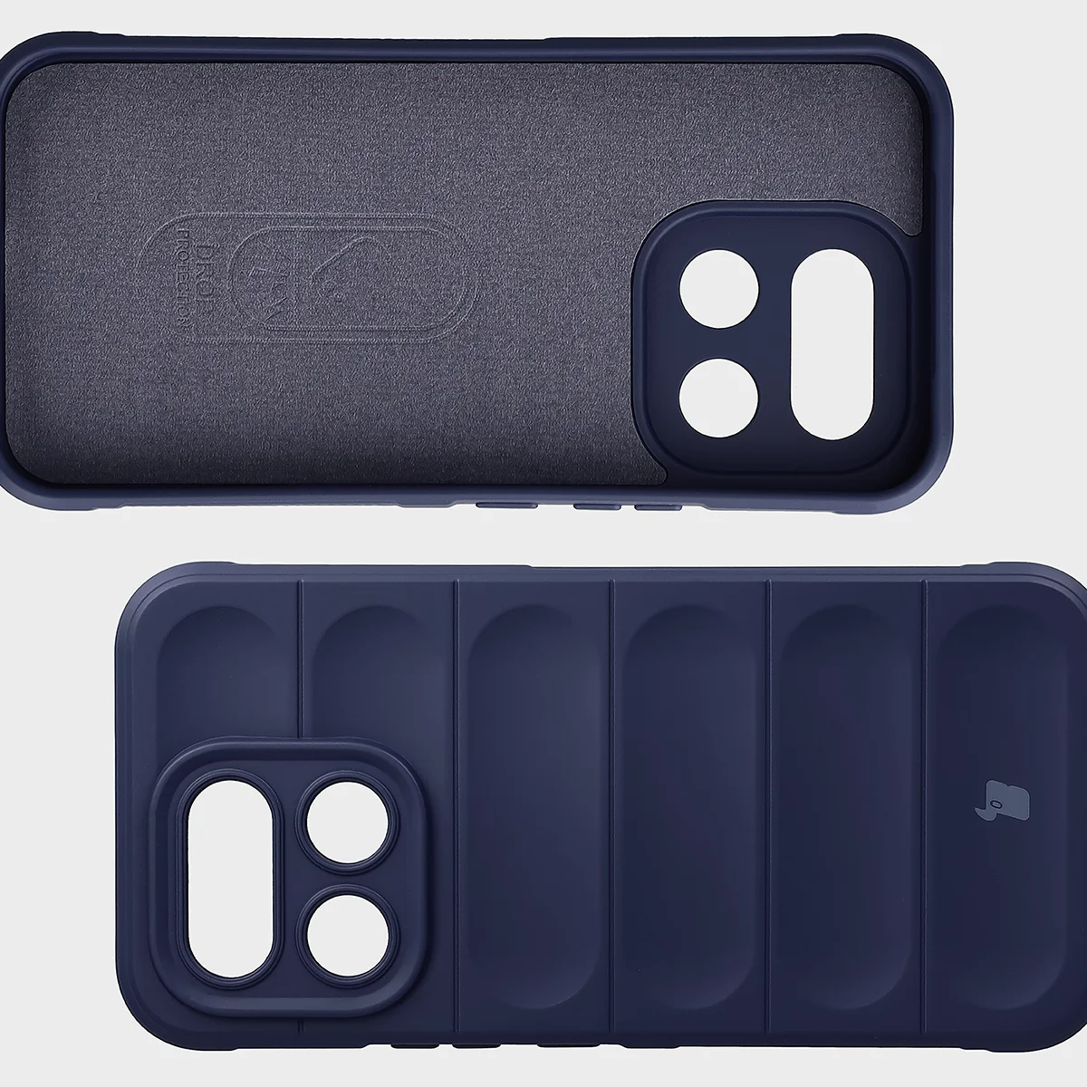 Microfiber lining, grooves on the back, and reinforced corners in the Bizon Case Tur for Realme 16 Pro 5G