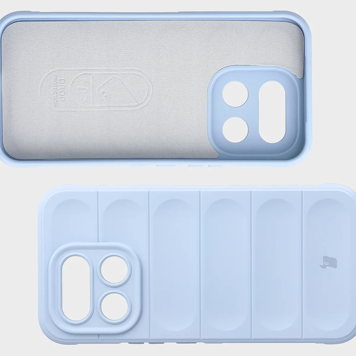 Microfiber lining, grooves on the back, and reinforced corners in the Bizon Case Tur for Realme 16 Pro 5G
