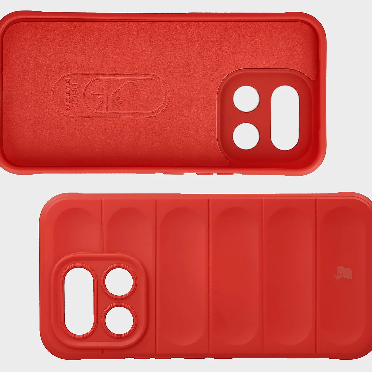Microfiber lining, grooves on the back, and reinforced corners in the Bizon Case Tur for Realme 16 Pro 5G