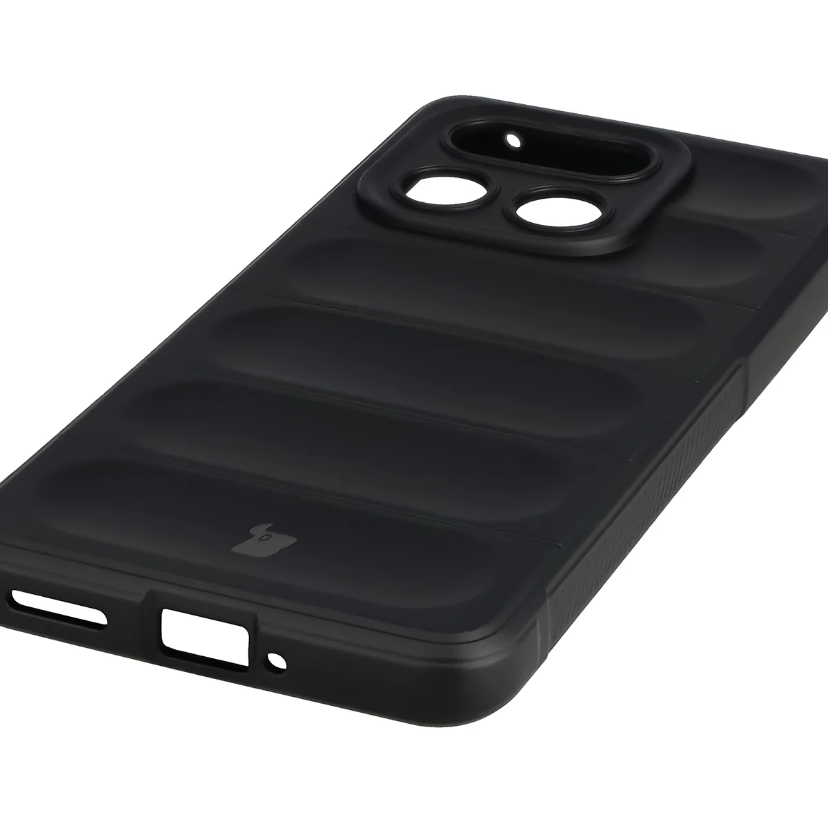 Precyzyjne wycięcia i kompatybilność z ładowaniem indukcyjnym w etui Bizon Case Tur do Realme 16 Pro Plus 5G