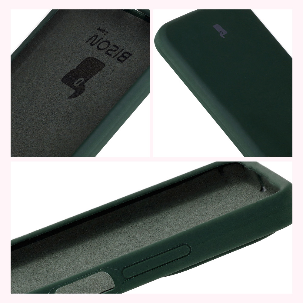 Bizon Soft Case construction: integrated covers, raised edges, and microfiber padding
