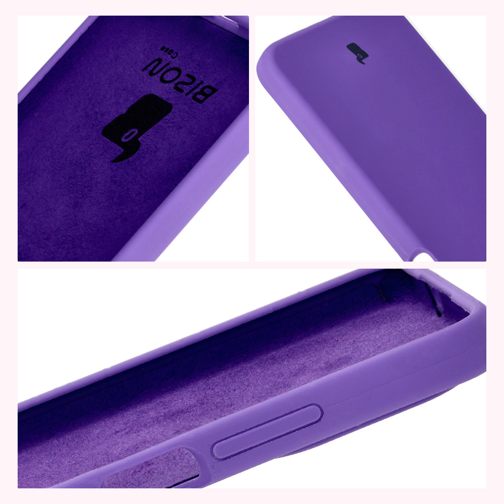 Construcția husei Bizon Soft Case: capace integrate, margini ridicate și captuseală din microfibră
