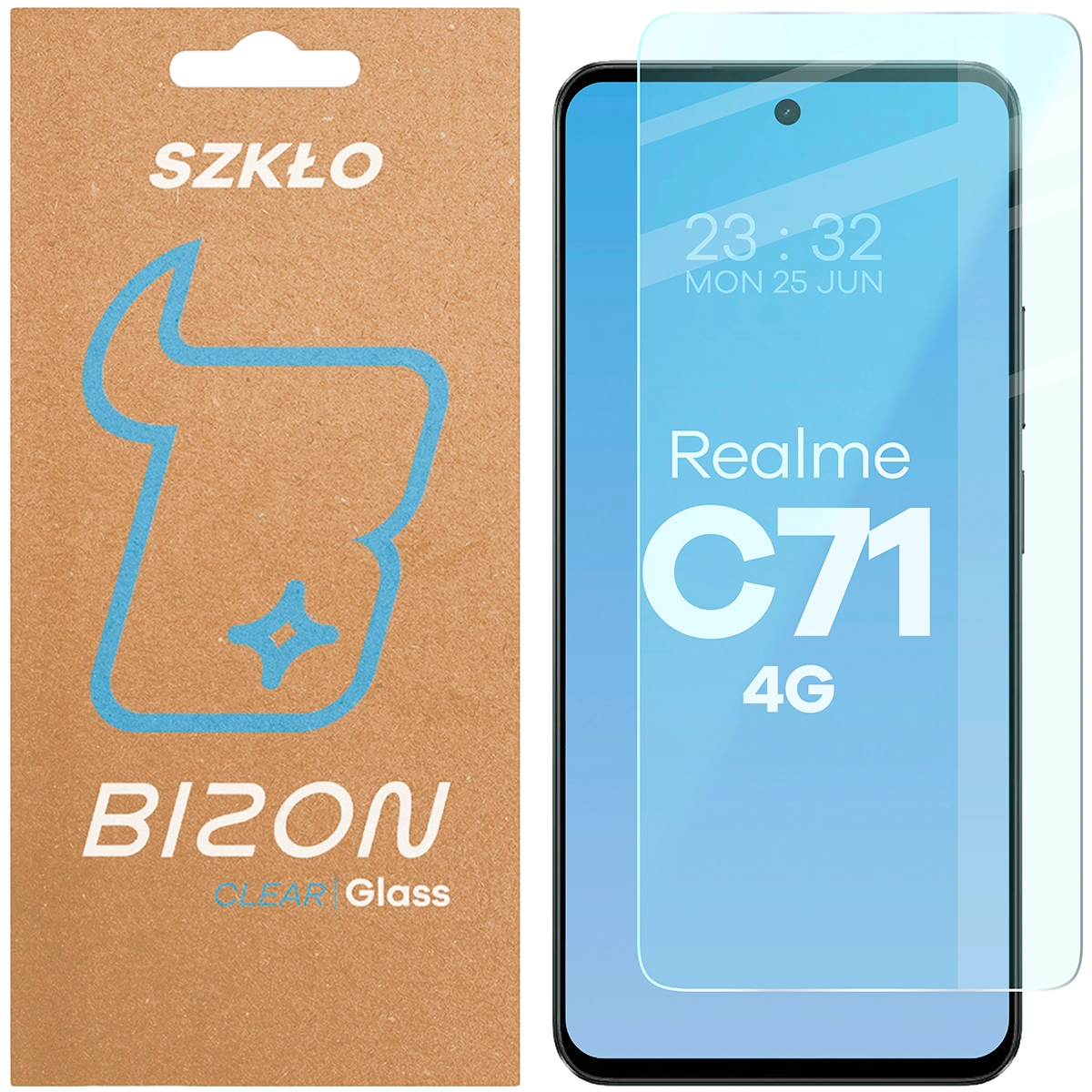 Szkło hartowane Bizon Glass Clear 2 do Realme C71 4G