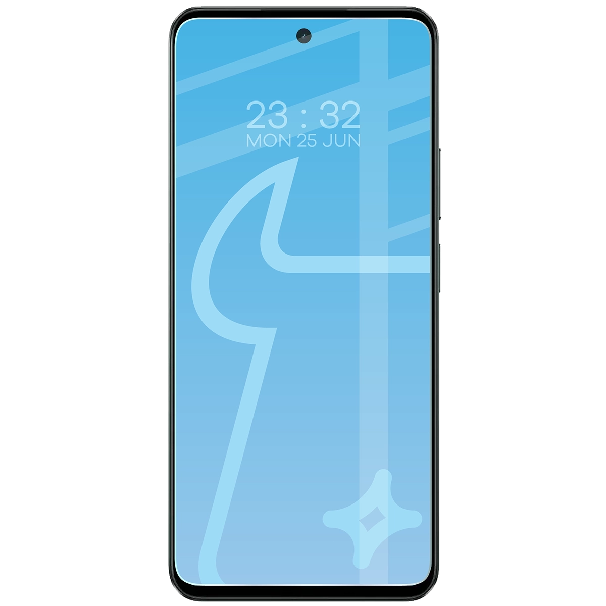 Telefon z nałożonym szkłem Bizon Glass Clear 2 do Realme C71 4G