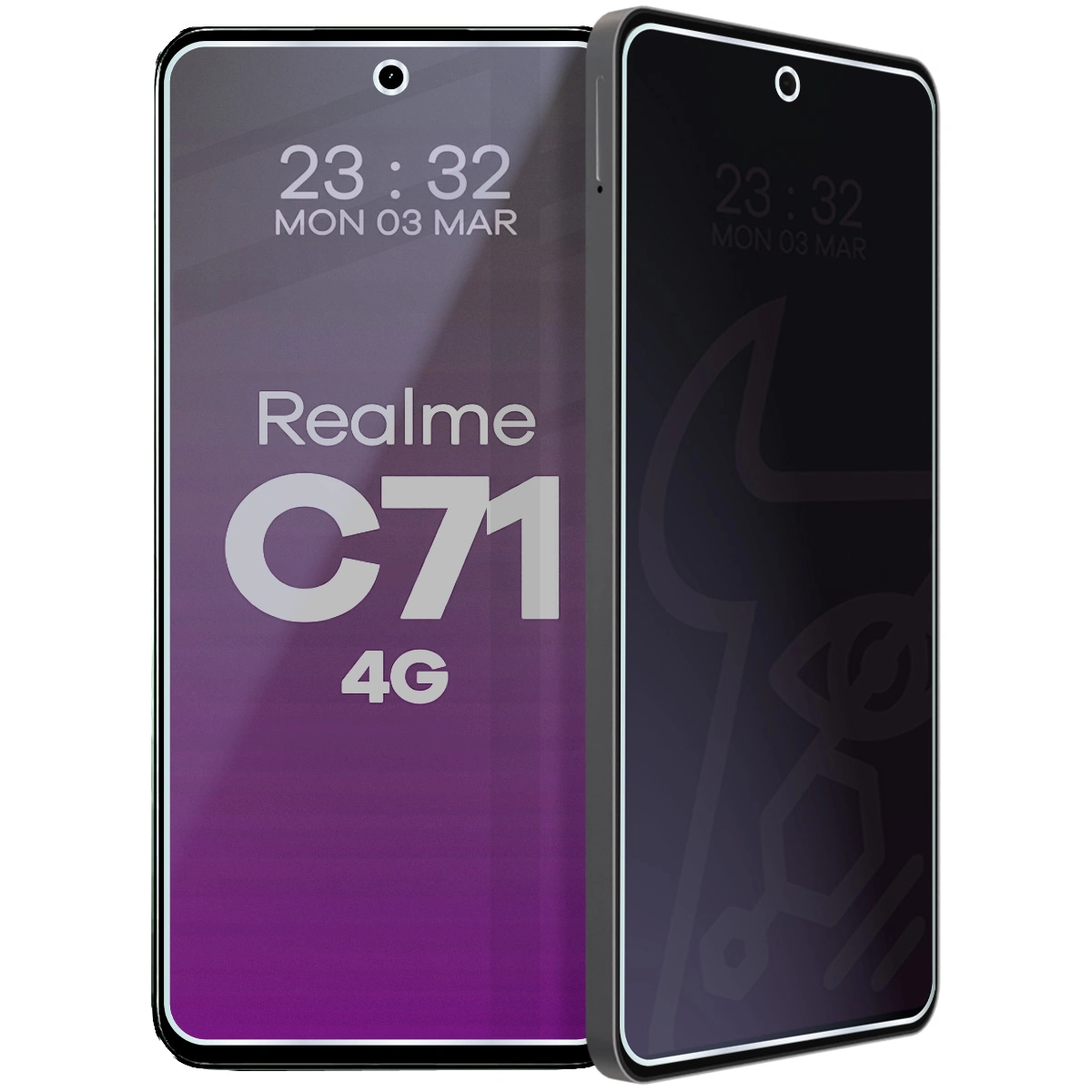 Szkło hybrydowe prywatyzujące Bizon Glass Mule Shadow do Realme C71 4G