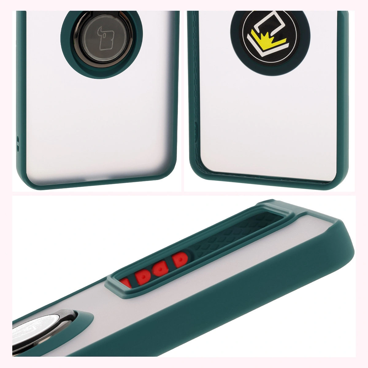 Bison Case Hybrid Ring features: non-slip frame and matte design