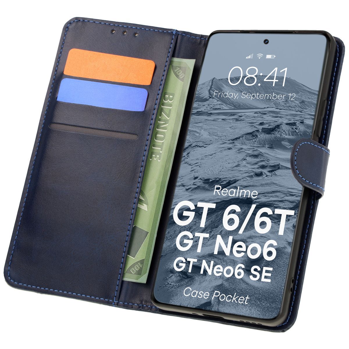 Bizon Case Pocket tok Realme GT 6 / GT 6T / GT Neo 6 / GT Neo 6 SE készülékhez