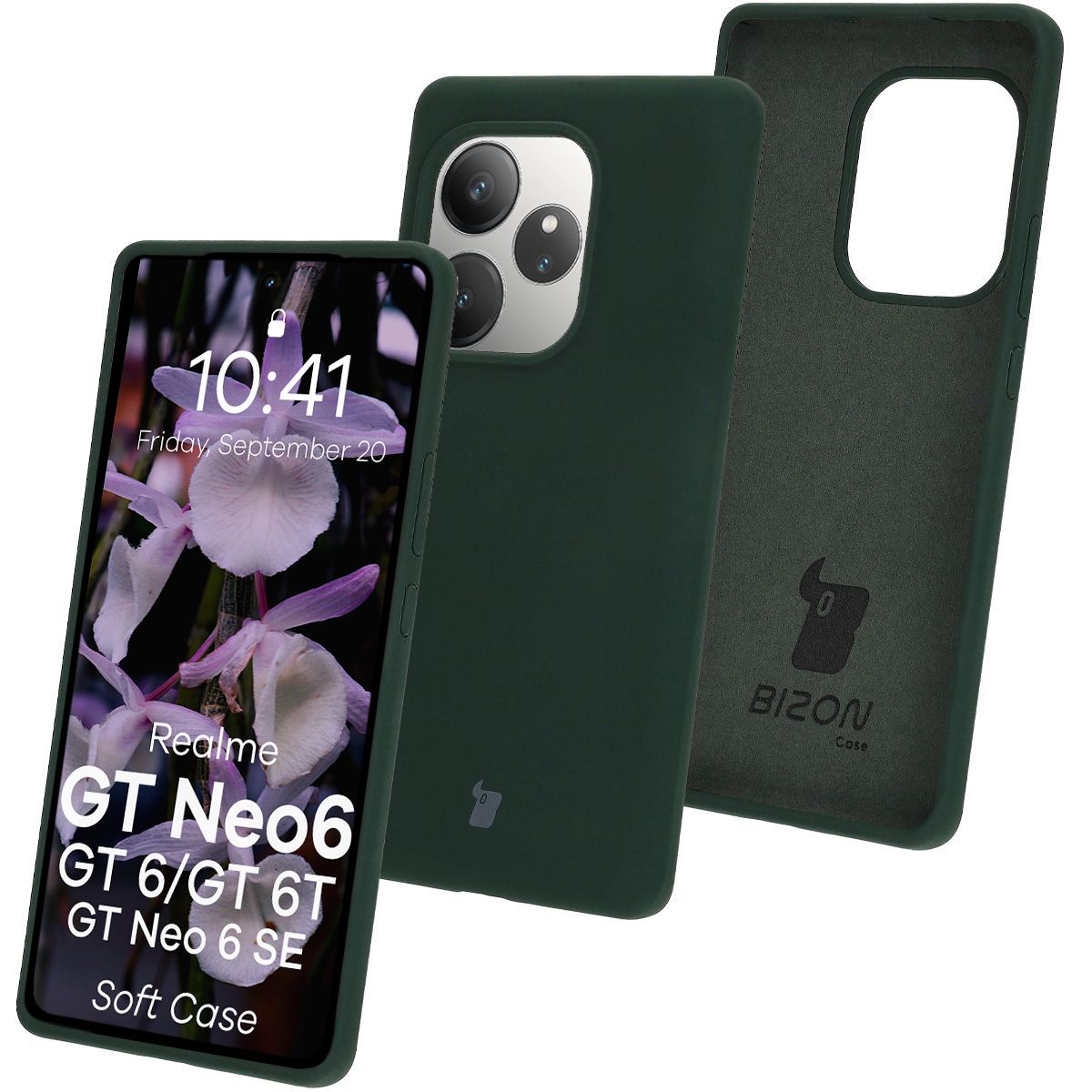 Bizon Soft Case szilikon tok a Realme GT 6 / 6T / Neo 6 / Neo 6 SE számára
