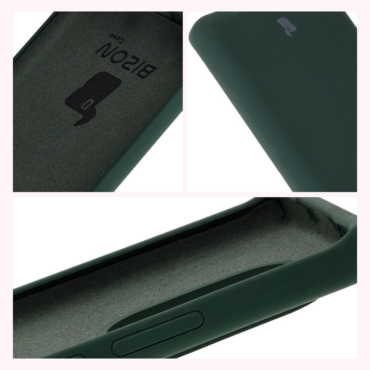 A Bizon Soft Case tok felépítése: integrált védők, emelt szélek és mikroszálas bélés