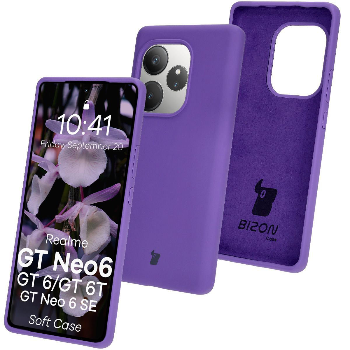 Bizon Soft Case Silicone Case for Realme GT 6 / 6T / Neo 6 / Neo 6 SE