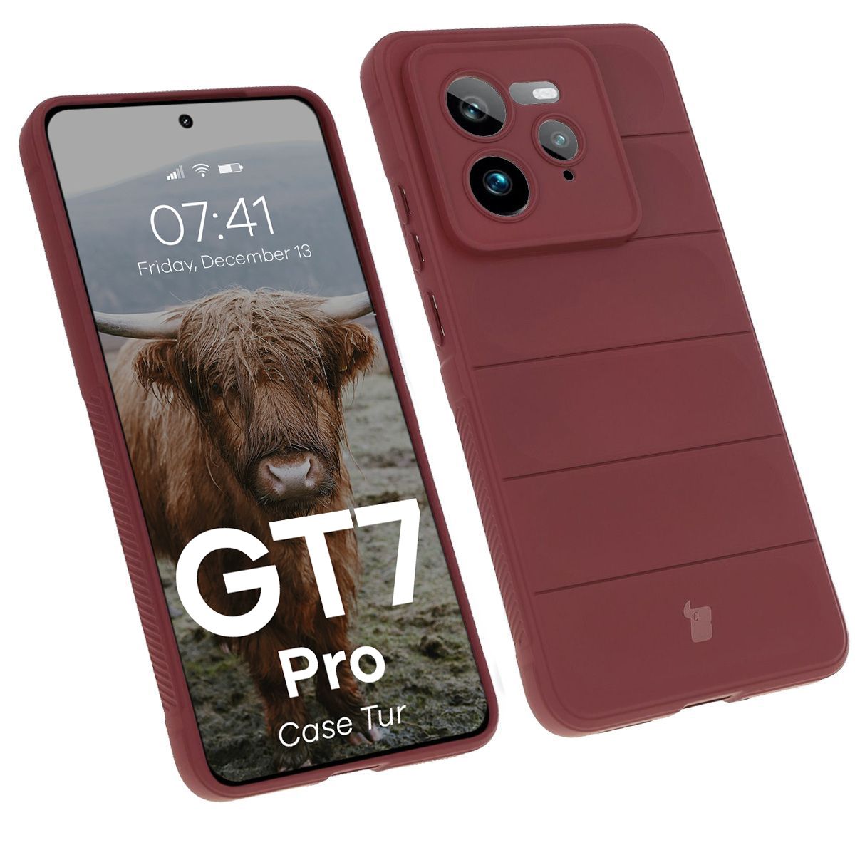 Husă solidă Bizon Case Tur pentru Realme GT 7 Pro