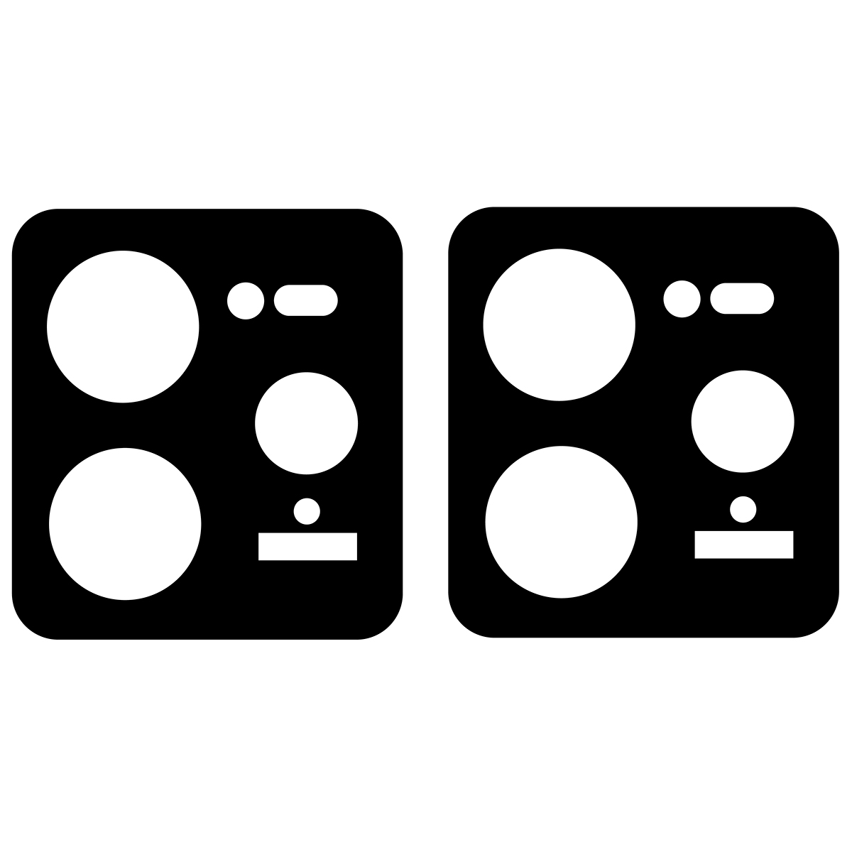 Glas Bizon Glass Lens auf der Kamerainsel