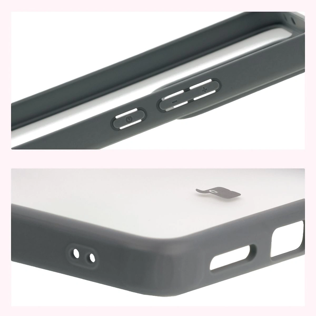 Colțuri întărite și margini ridicate ale ecranului în etui Bizon Case Angelo pentru Realme GT 7 / Realme GT 7T