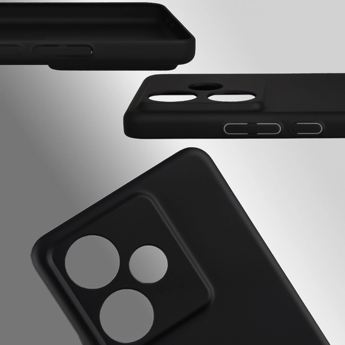 Dedicated cutouts and raised edges for the camera and screen in the Bison Case Slate for Realme GT 7 / Realme GT 7T