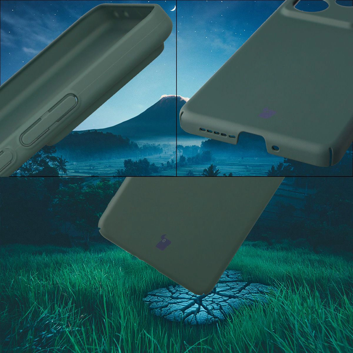 Integrated button covers, cutouts, and hard material of the Bizon Case Slate for Realme GT 7 / Realme GT 7T