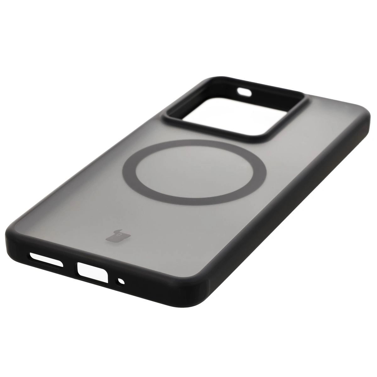 Zintegrowane przyciski, wycięcia i hybrydowy materiał w etui Bizon Case MatteO do Realme GT 7 / Realme GT 7T