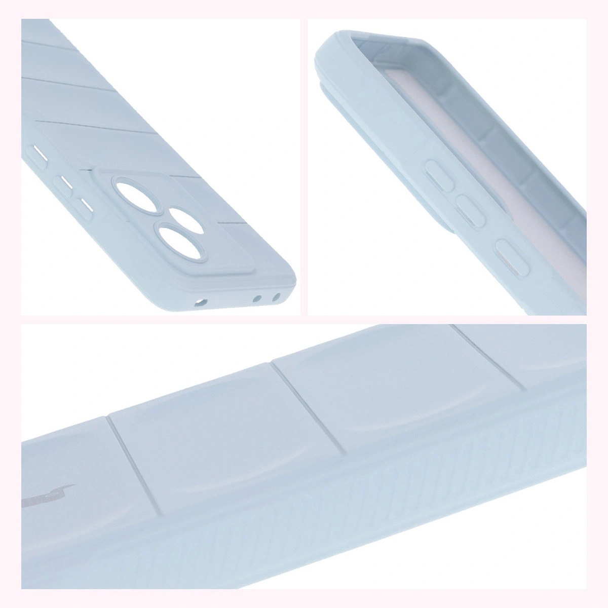Laturi texturate și margini ridicate pentru ecran și cameră în etui Bizon Case Tur pentru Realme GT 7 / Realme GT 7T