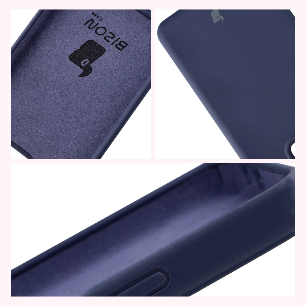 Konstrukcja etui Bizon Soft Case: zintegrowane osłony, podwyższone krawędzie i wyściółka z mikrofibry do Realme GT 7 / Realme GT 7T