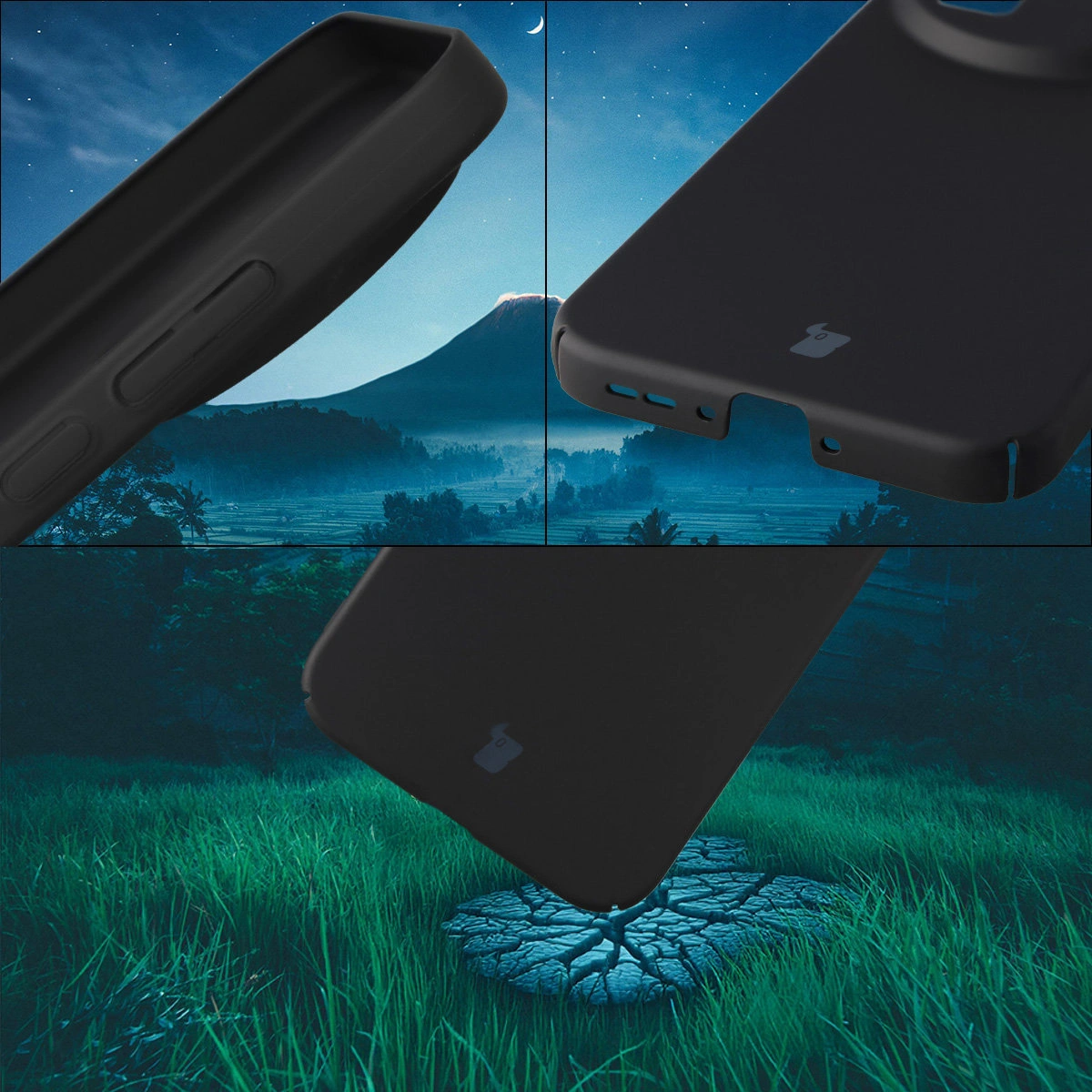 Integrated button covers, cutouts, and hard material of the Bizon Case Slate for Realme GT 8 Pro