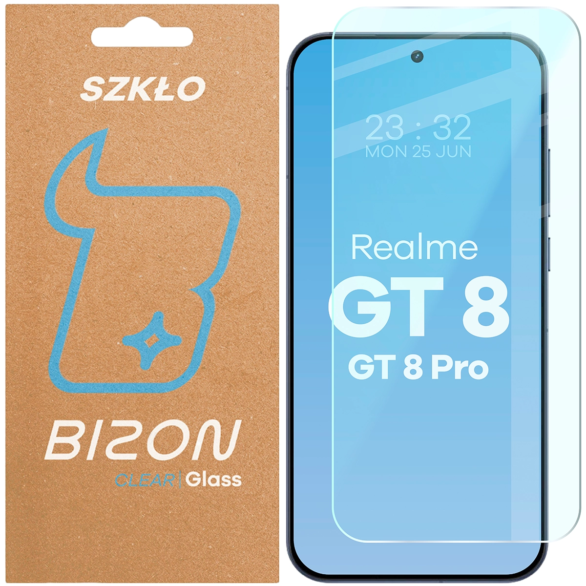 Szkło hartowane Bizon Glass Clear 2 do Realme GT 8 / Realme GT 8 Pro