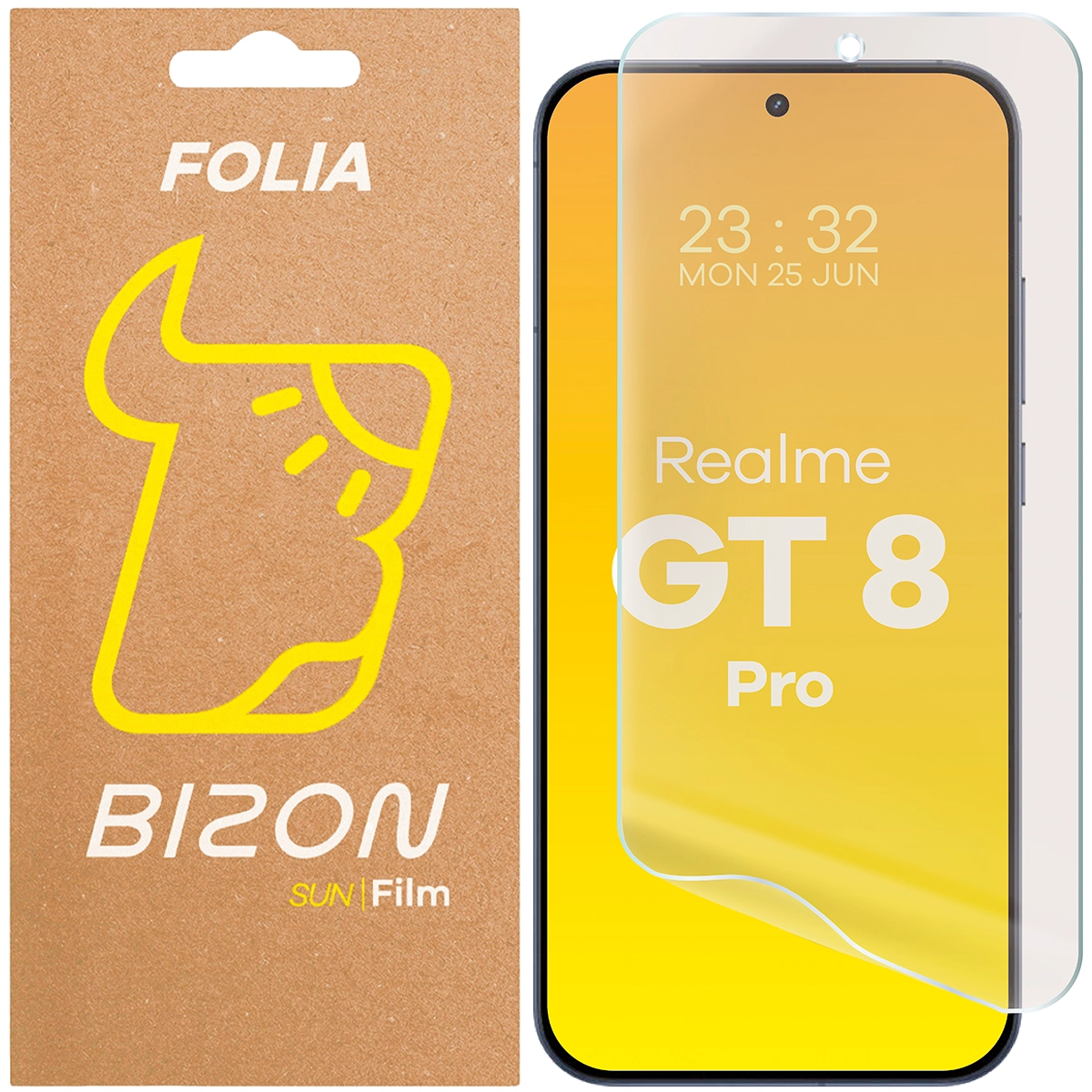 Folia matowa na ekran Bizon Glass Film Sun do Realme GT 8 Pro, 1 sztuka