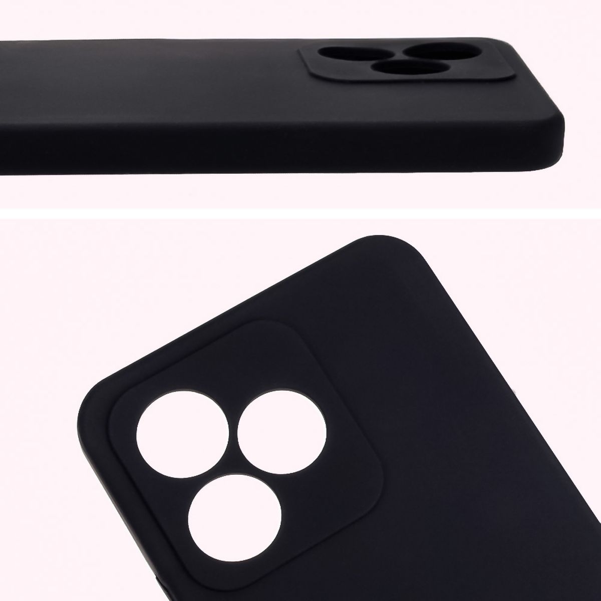 Close-up of lens cutouts in Bizon Soft Case