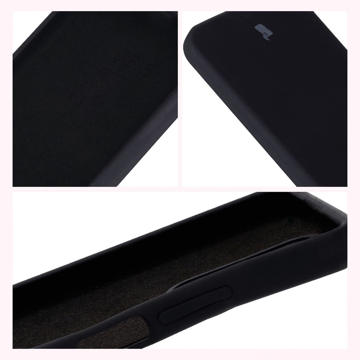 Bizon Soft Case construction: integrated covers, raised edges, and microfiber lining