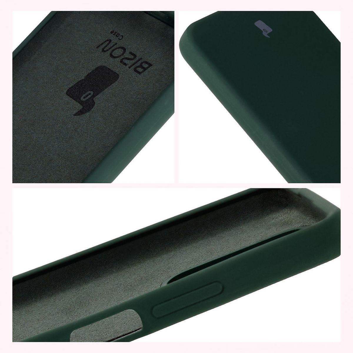 Bizon Soft Case design: integrated covers, raised edges, and microfiber padding