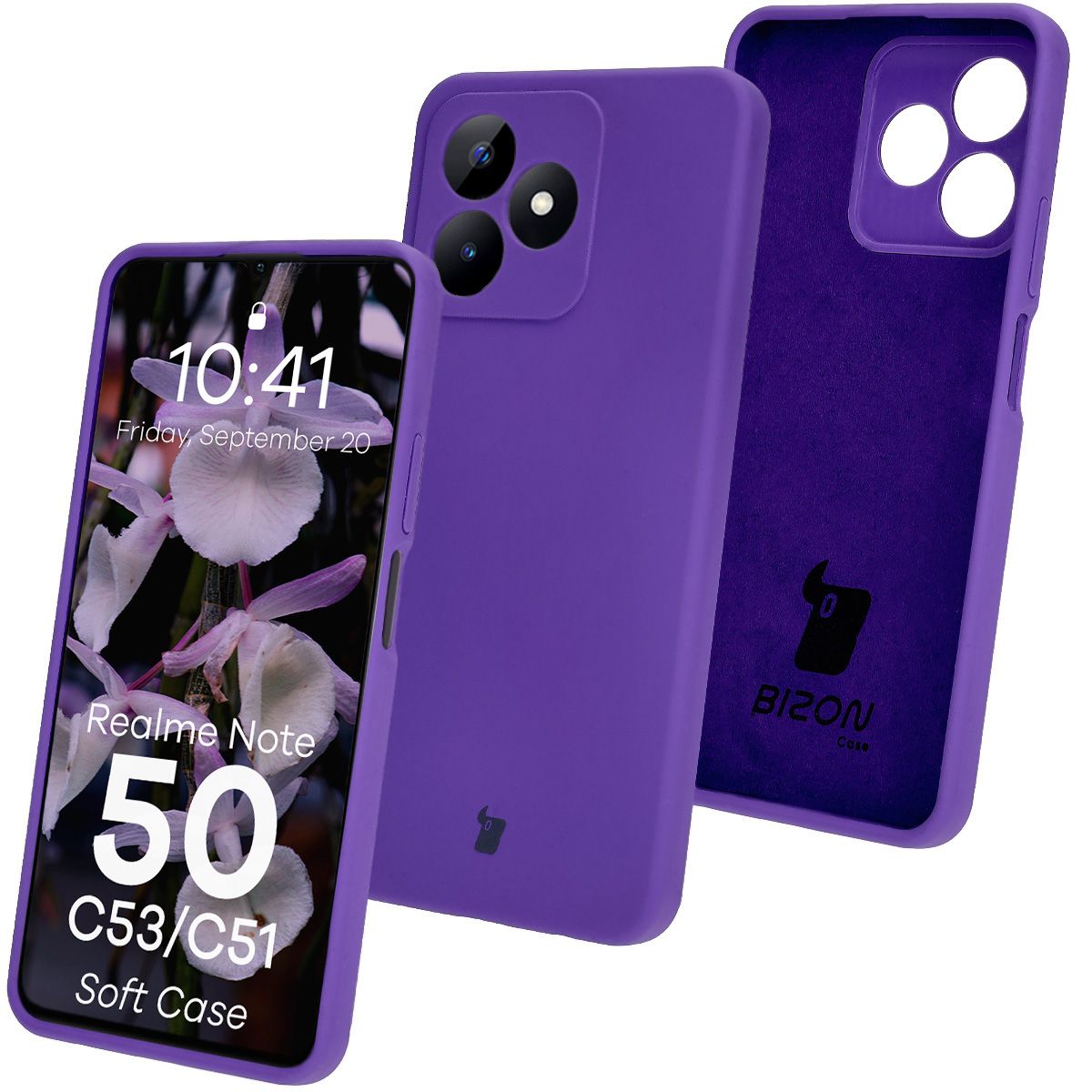 Husa din silicon Bizon Soft Case pentru Realme Note 50 / Realme C53 / Realme C51
