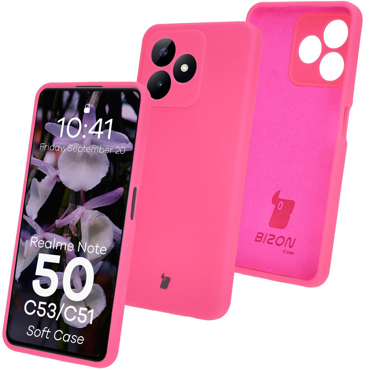 Carcasa din silicon Bizon Soft Case pentru Realme Note 50 / Realme C53 / Realme C51