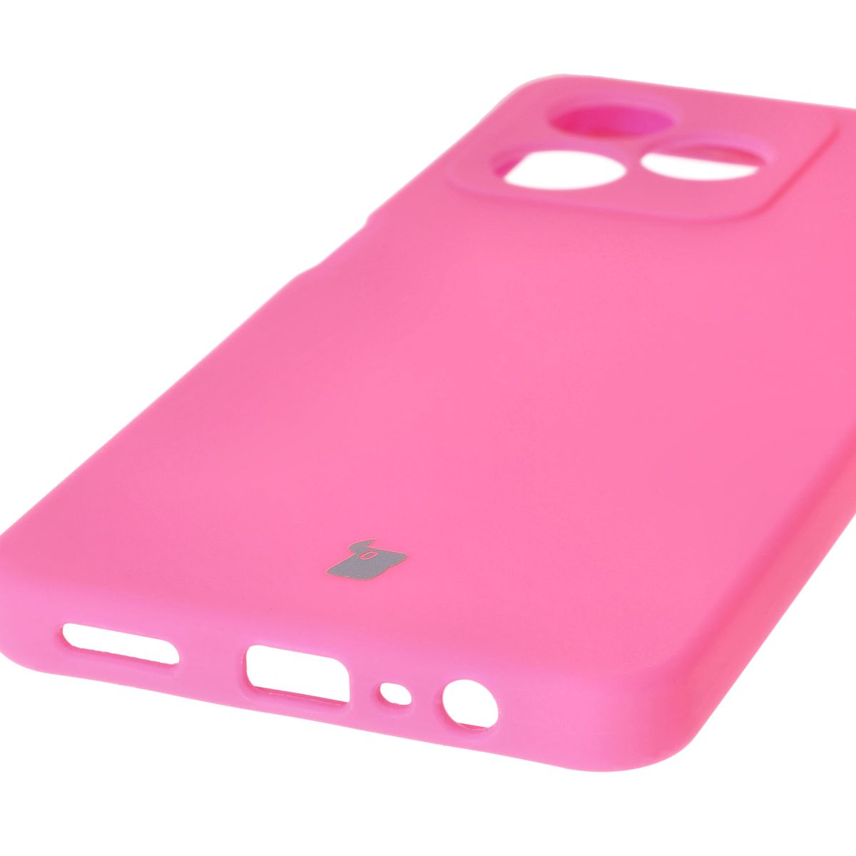Prim-plan al decupajelor precise și posibilitatea de încărcare wireless în carcasa Bizon Soft Case