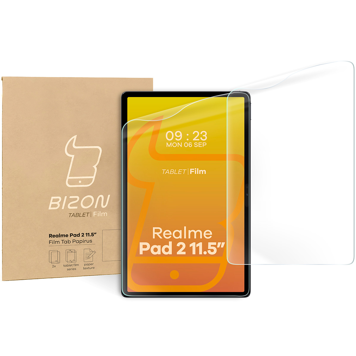 Folia imitująca papier Bizon Film Tab Papirus do Realme Pad 2 11.5