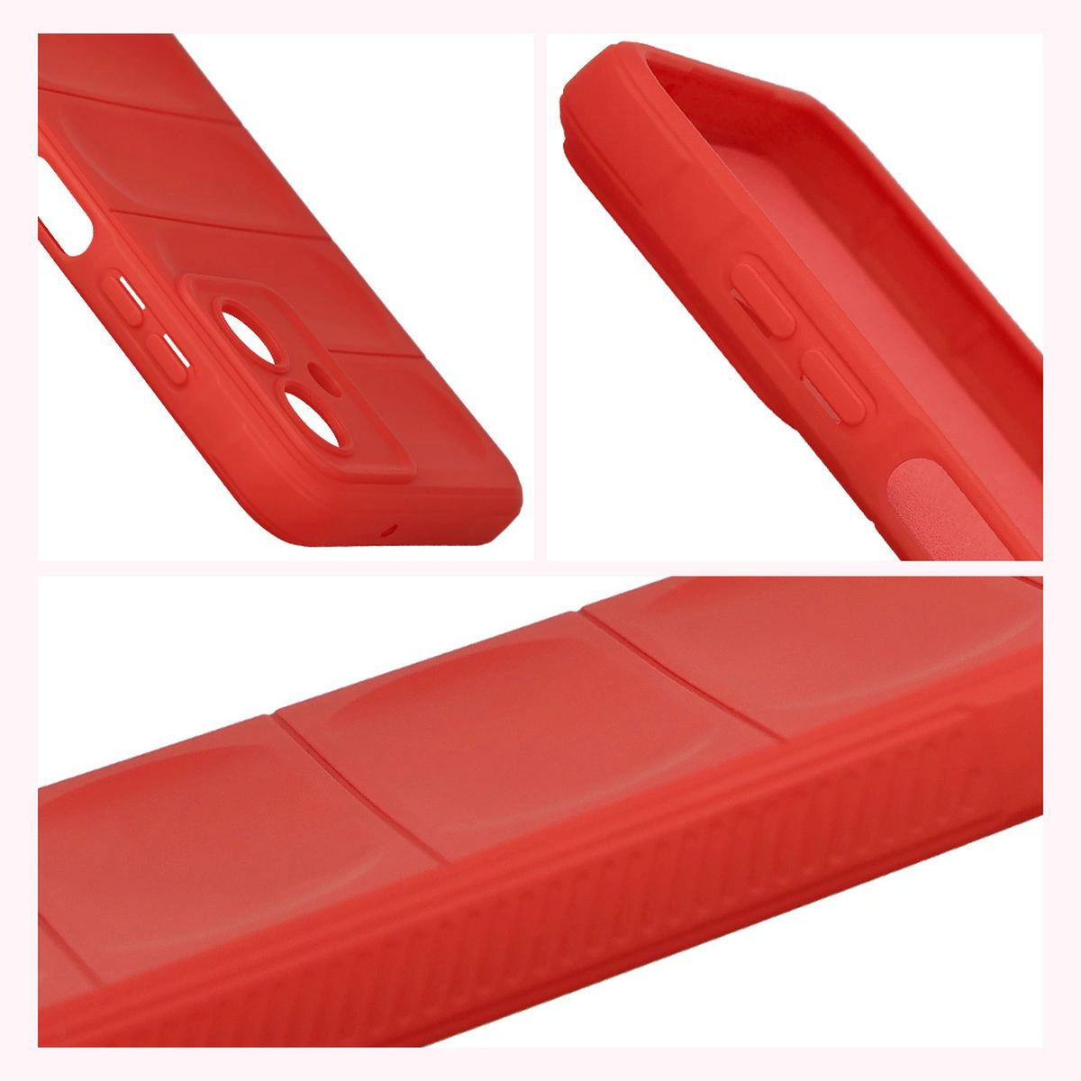 Textured sides and raised edges of the screen and camera in the Bison Case Tur for Samsung Galaxy A07 4G